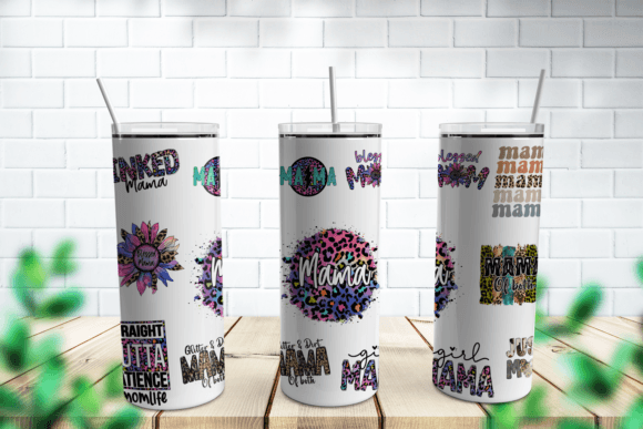 Download Mothers Day Sublimation Tumbler Wrap - Premium Resources