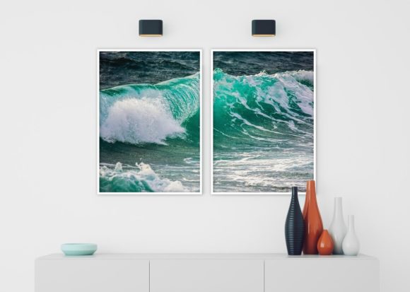 Download Ocean Set of 2 Wall Art Printable Decor - Decor Collection