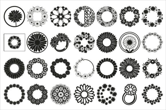 Download Charming Daisy Circle Decor Design - Decor Collection
