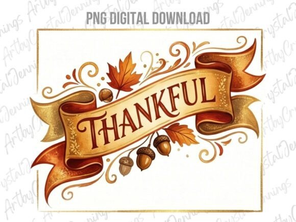 Download Thankful Watercolor Fall Clipart PNG - Watercolor fall Collection