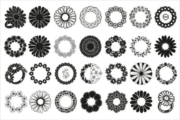Download Charming Daisy Circle Decor Design - Decor Collection